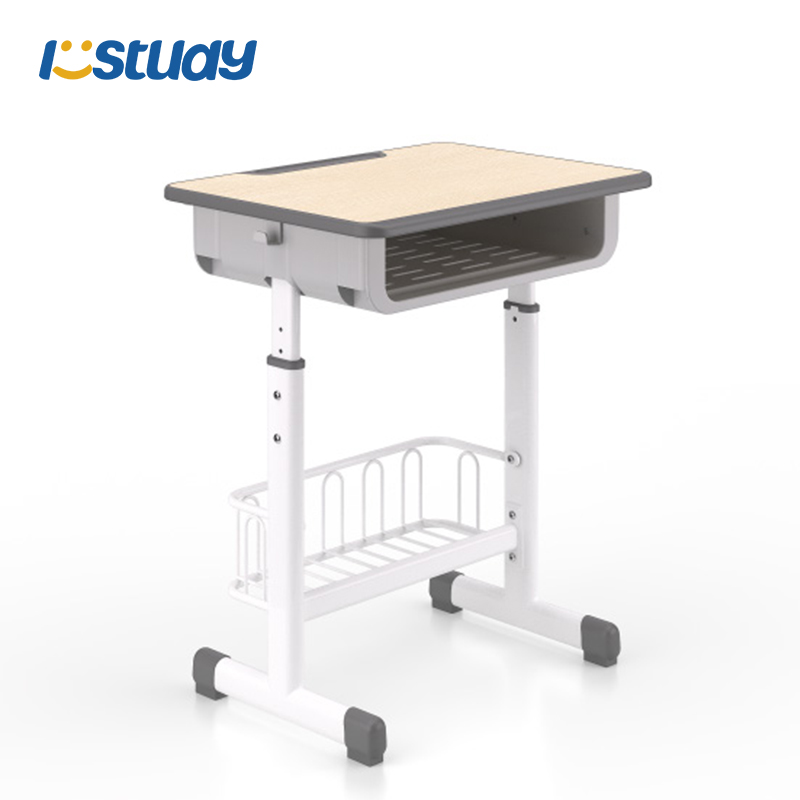Nastaviteľný študentský stôl pre jednu osobu v triede