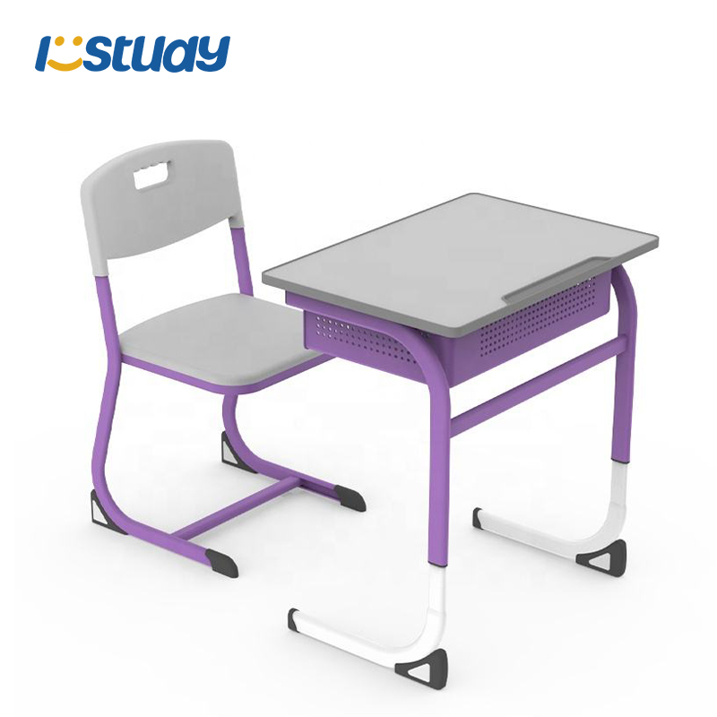 Комплект металевого студентського столу та стільця для студентів
