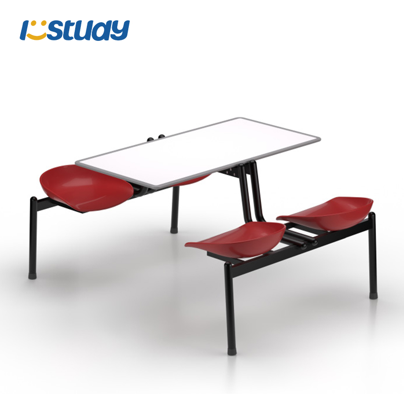 Neliönmuotoinen ruokailuhuoneen aamiaispöytä ja tuolit