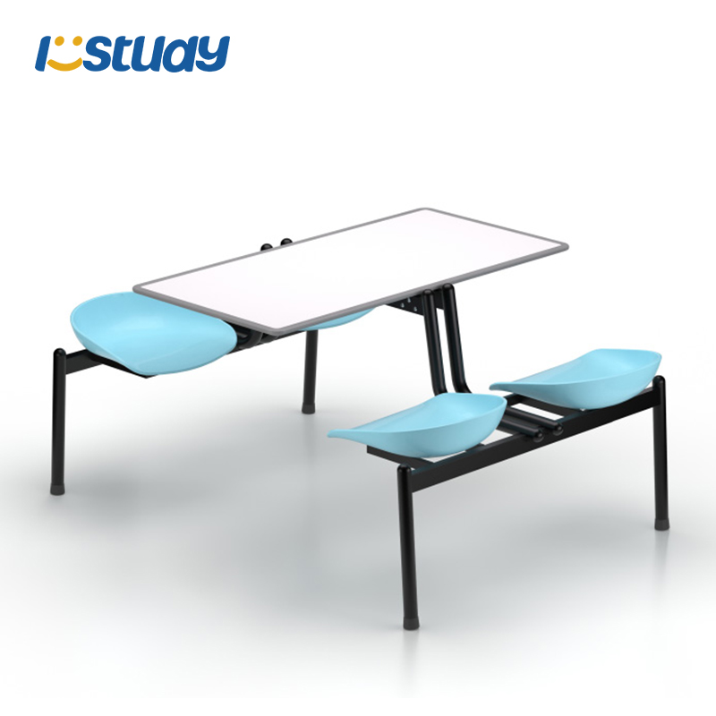 Neliönmuotoinen ruokailuhuoneen aamiaispöytä ja tuolit