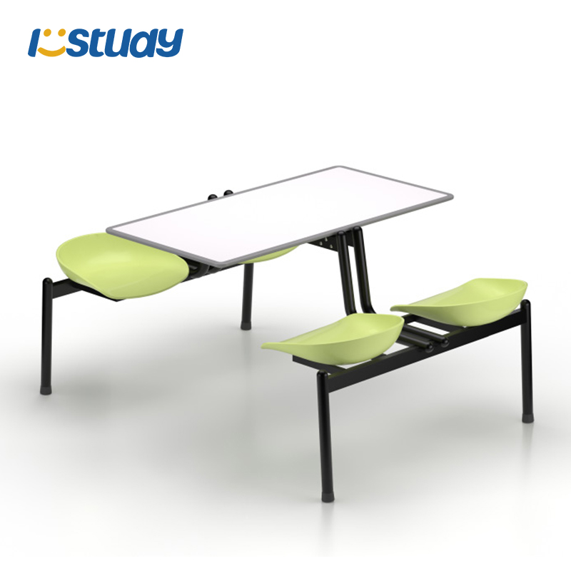 Neliönmuotoinen ruokailuhuoneen aamiaispöytä ja tuolit