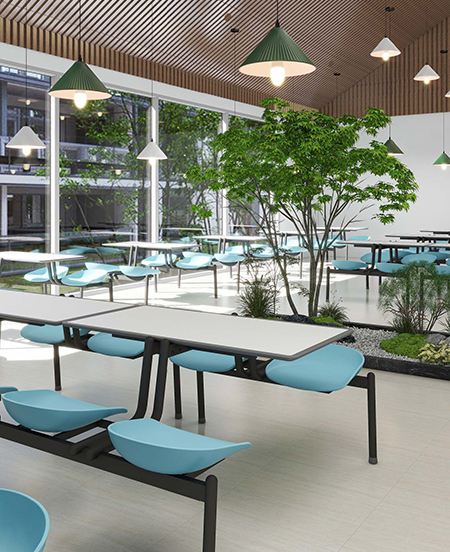 square dining table and chairs