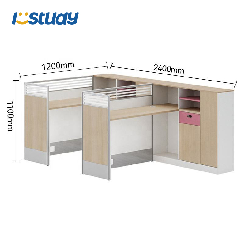 Toimistokalusteet, suuri tasainen pöytä, monilaatikkoinen työpöytä