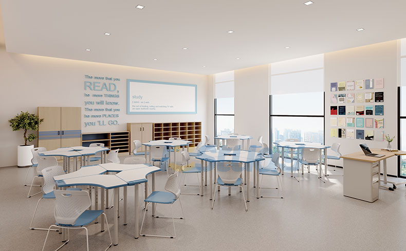 classroom tables and chairs