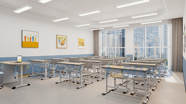classroom tables and chairs