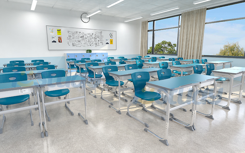 adjustable student desk and chair