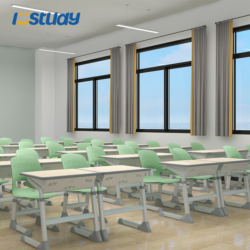Verstellbares Tisch- und Stuhlset für Schüler im Klassenzimmer