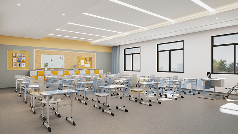 student desk and chair