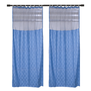 Flame retardant medical curtain