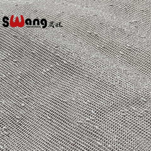 Flame retardant window screen curtain fabric