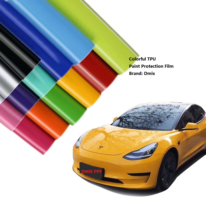 Super Glossy Colored TPU Car Wrap Paint Protection Film