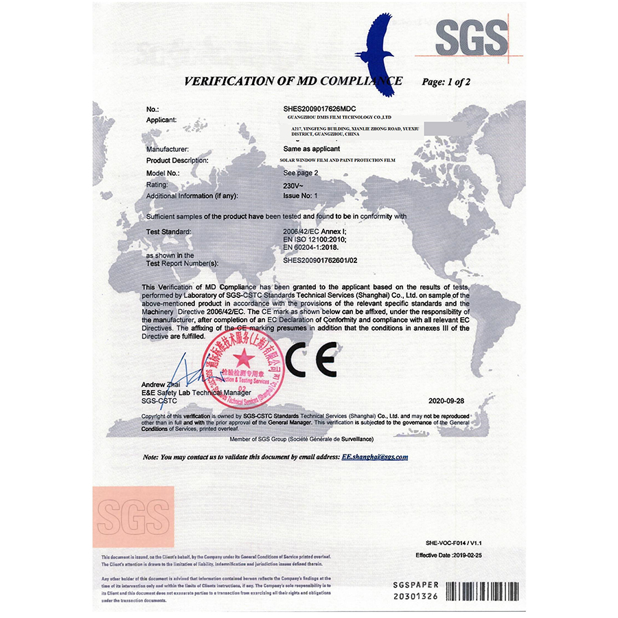 CE certification