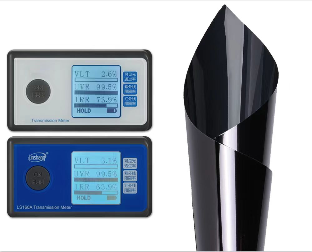 A quick questions of how to choose a testing meter for different kinds of window film: dyed film, nano ceramic film and metallic film?