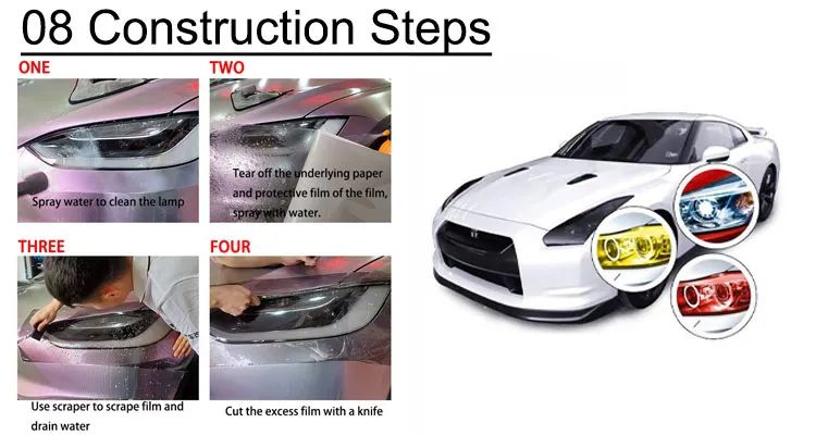headlight tint film