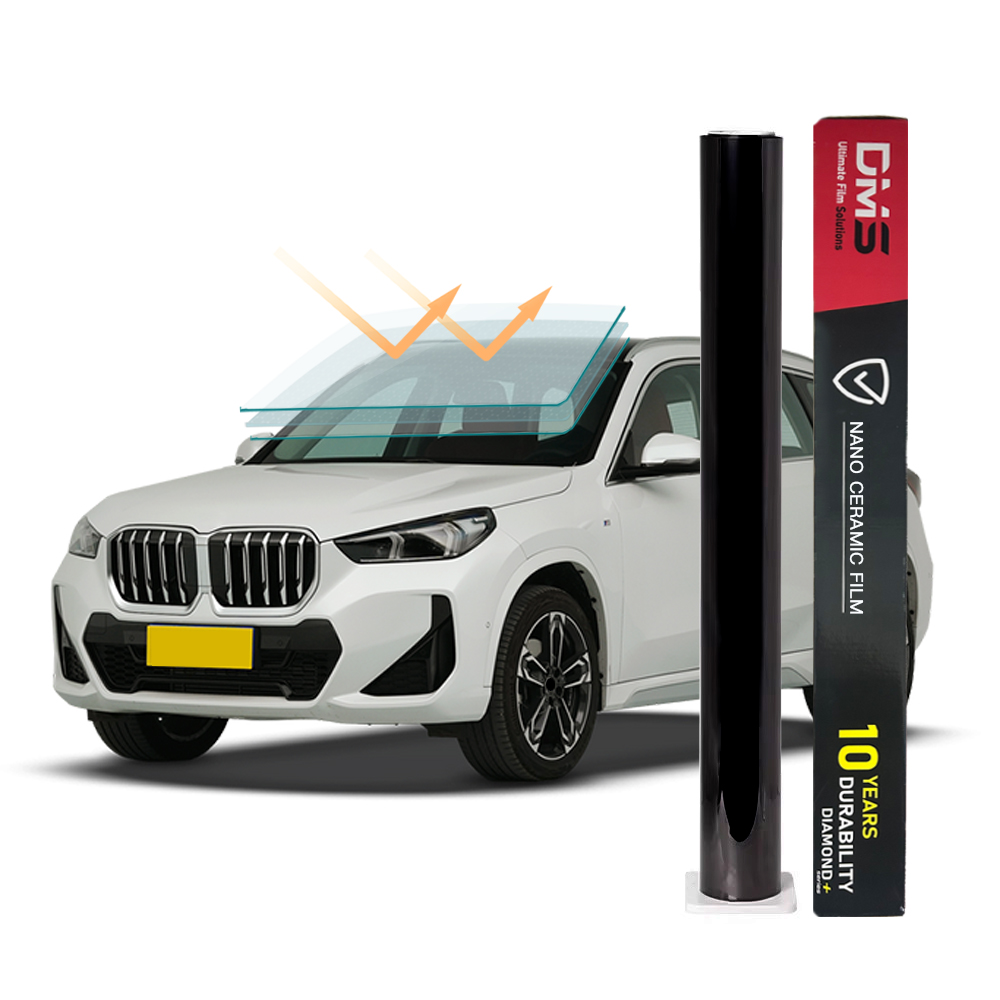 VLT 05% IRR 100% UVR 99.9% 2.5mil DMIS 4K HD Nano Ceramic Window Tint Film