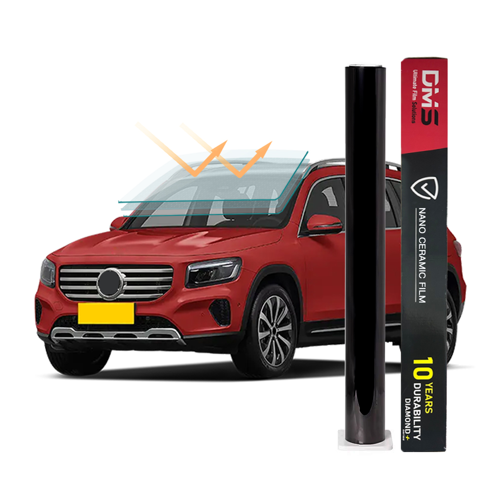 VLT 05% IRR 100% UVR 99.9% 2.5mil DMIS 4K HD Nano Ceramic Window Tint Film