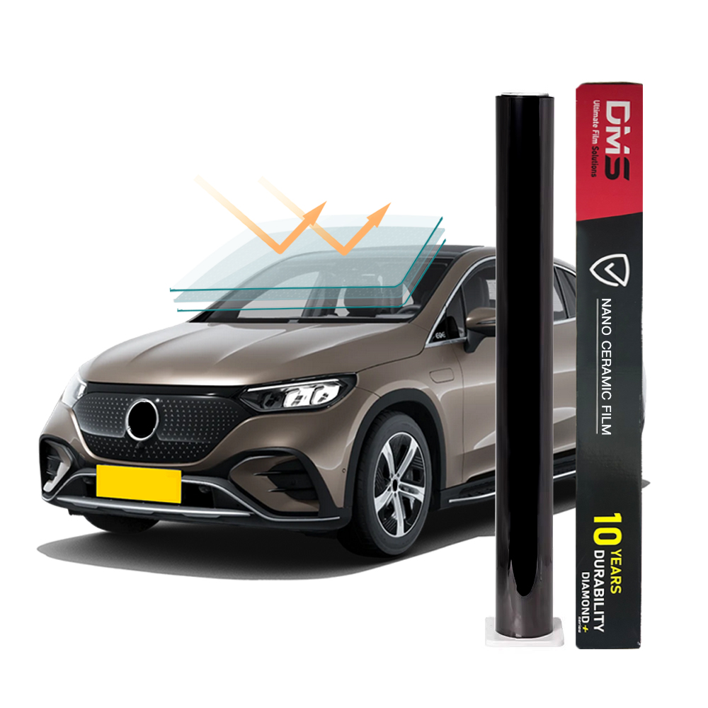 VLT 15% IRR 100% UVR 99.9% 2.5mil DMIS 4K HD Nano Ceramic Car Window Film