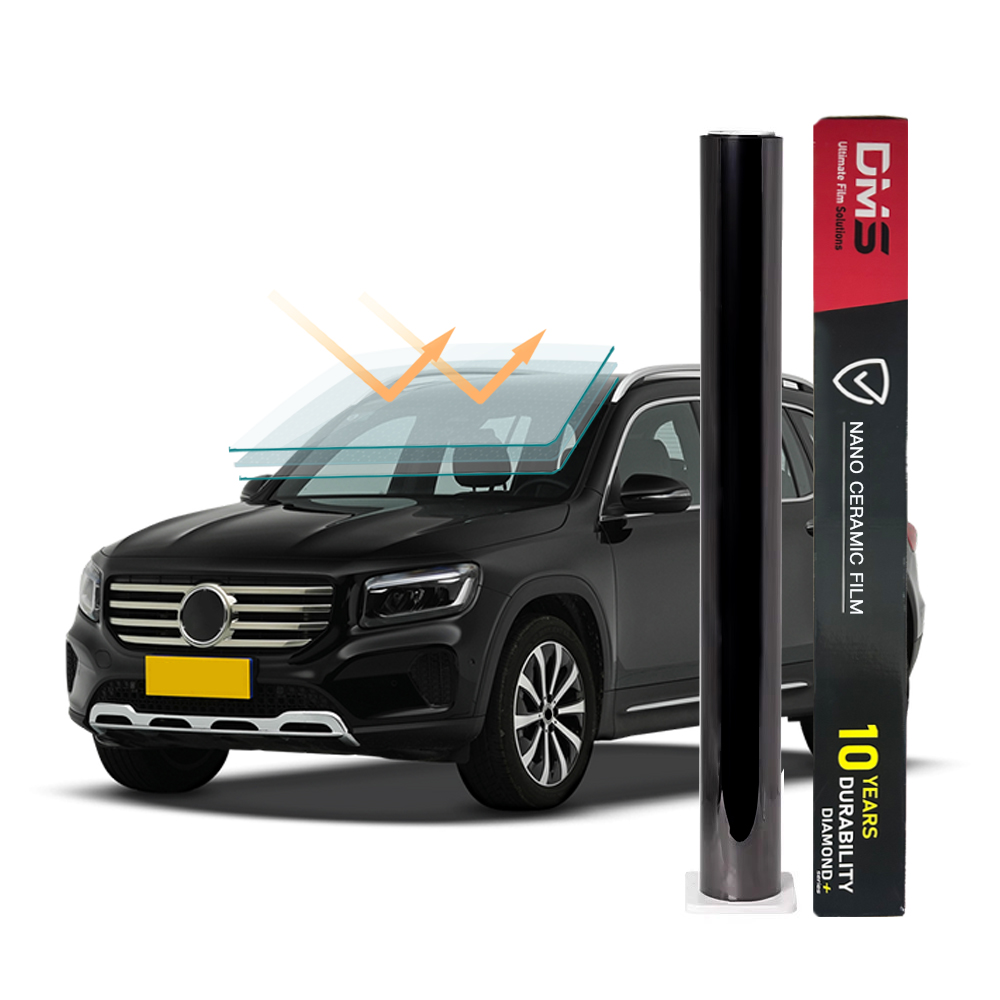 VLT 15% IRR 100% UVR 99.9% 2.5mil DMIS 4K HD Nano Ceramic Car Window Film