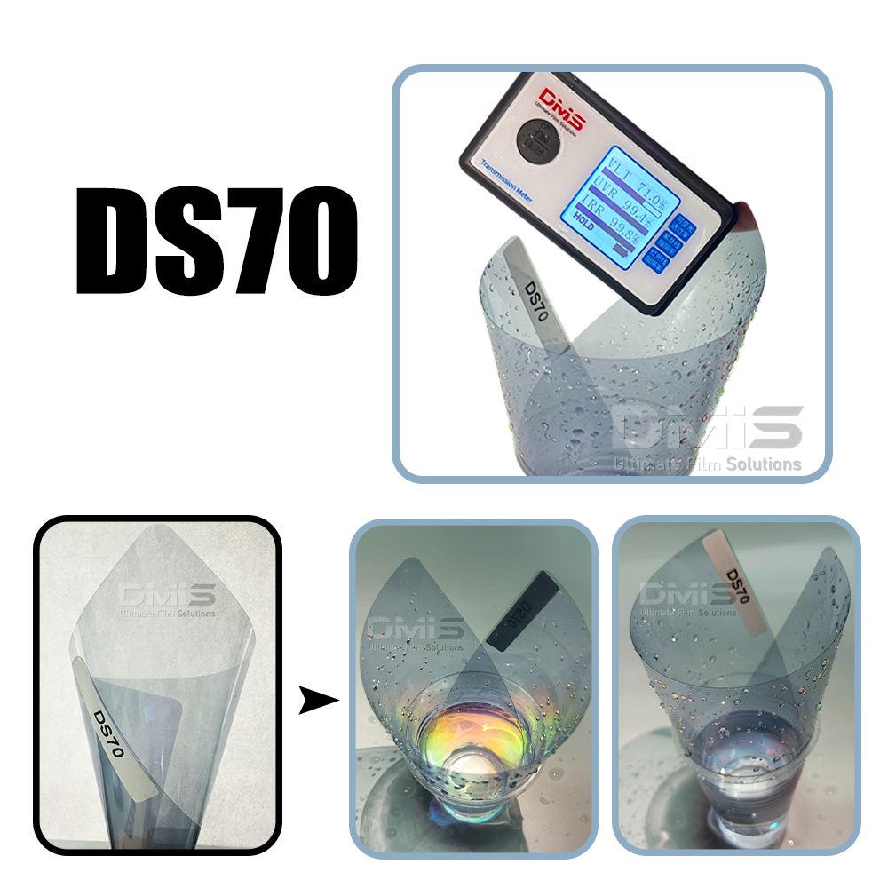DS70 Water Discolored Nano Ceramic window film hydrochromic tint for car