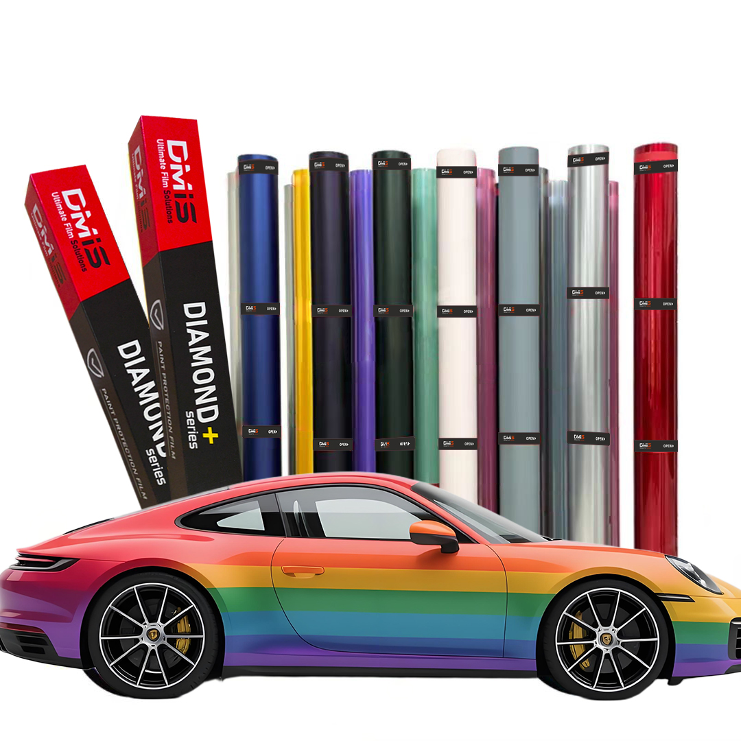 Super Glossy Colored TPU Car Wrap Paint Protection Film
