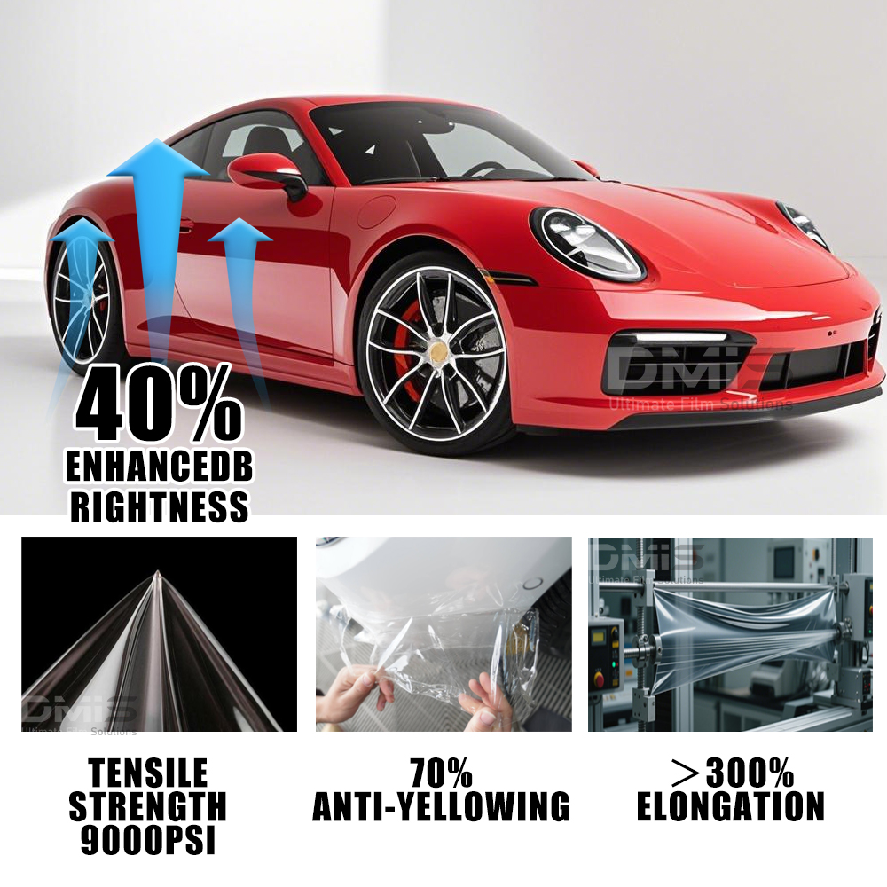 Clear Bra USA Lubrizol Self Healing Anti-Yellwoing Car Paint Protection Film