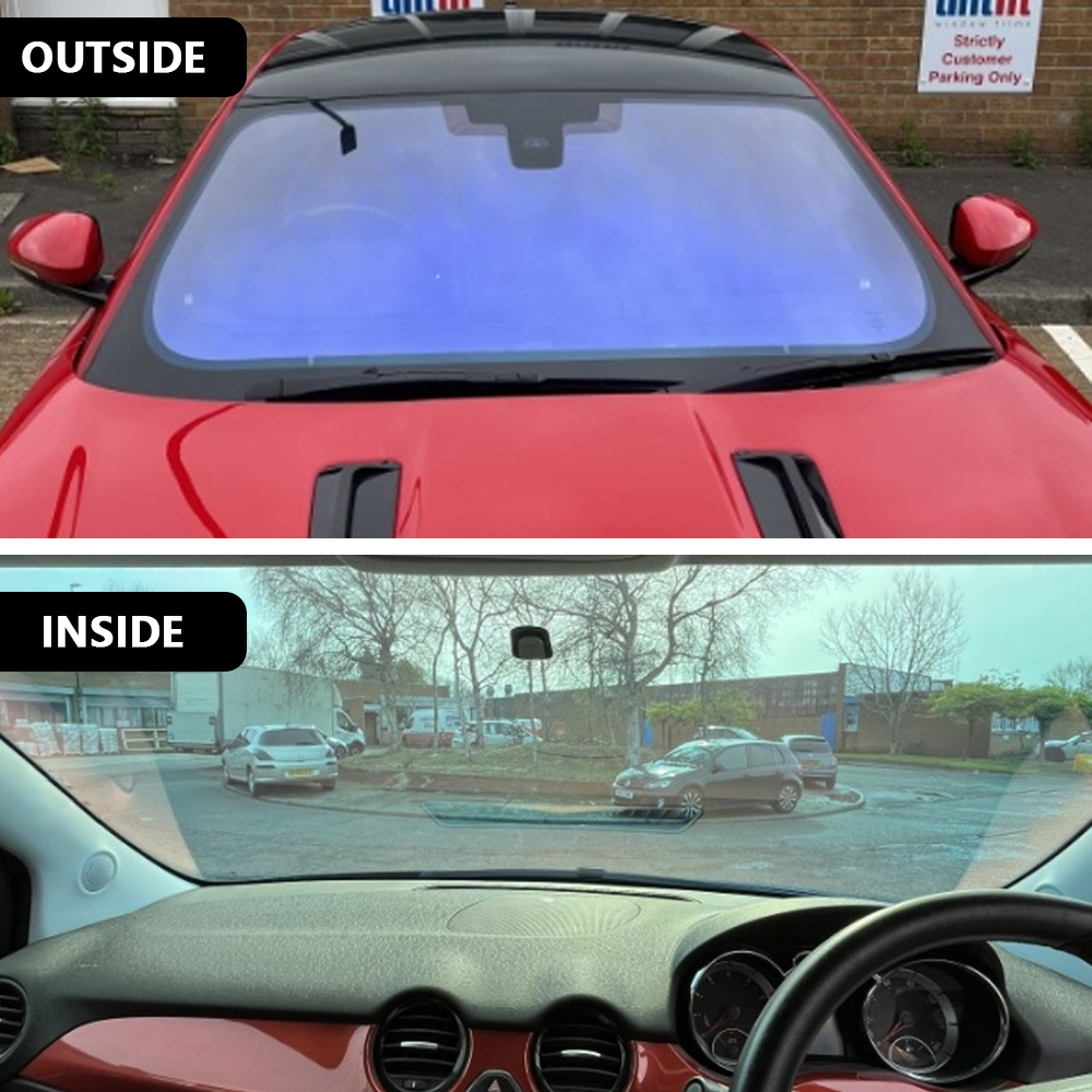 Color shifting solar film