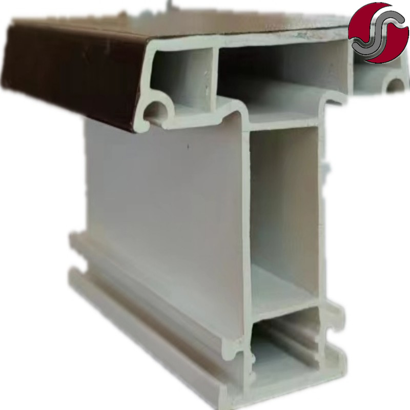 PVC Door Window Profile Fixed Frame mullion