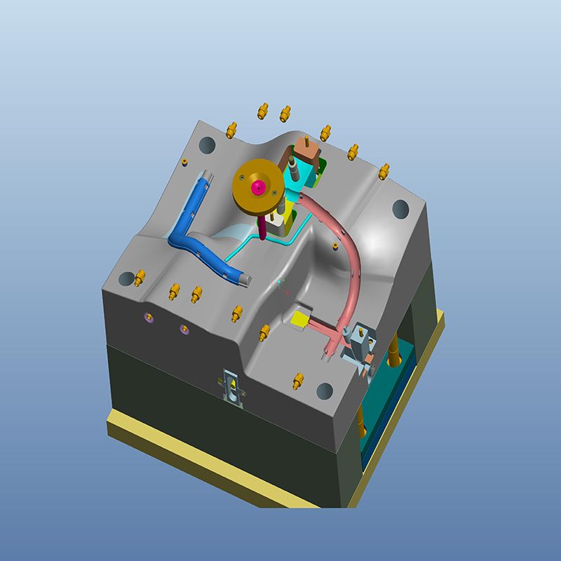 Complex shaped tube mold