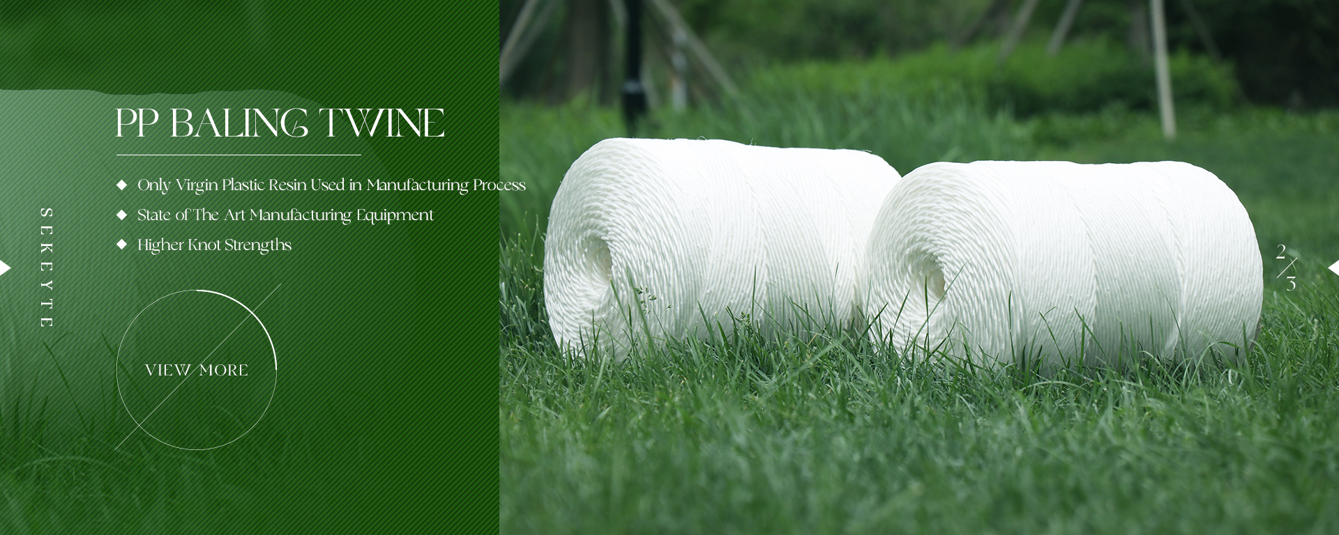 Sfoară de balotat pătrat mare