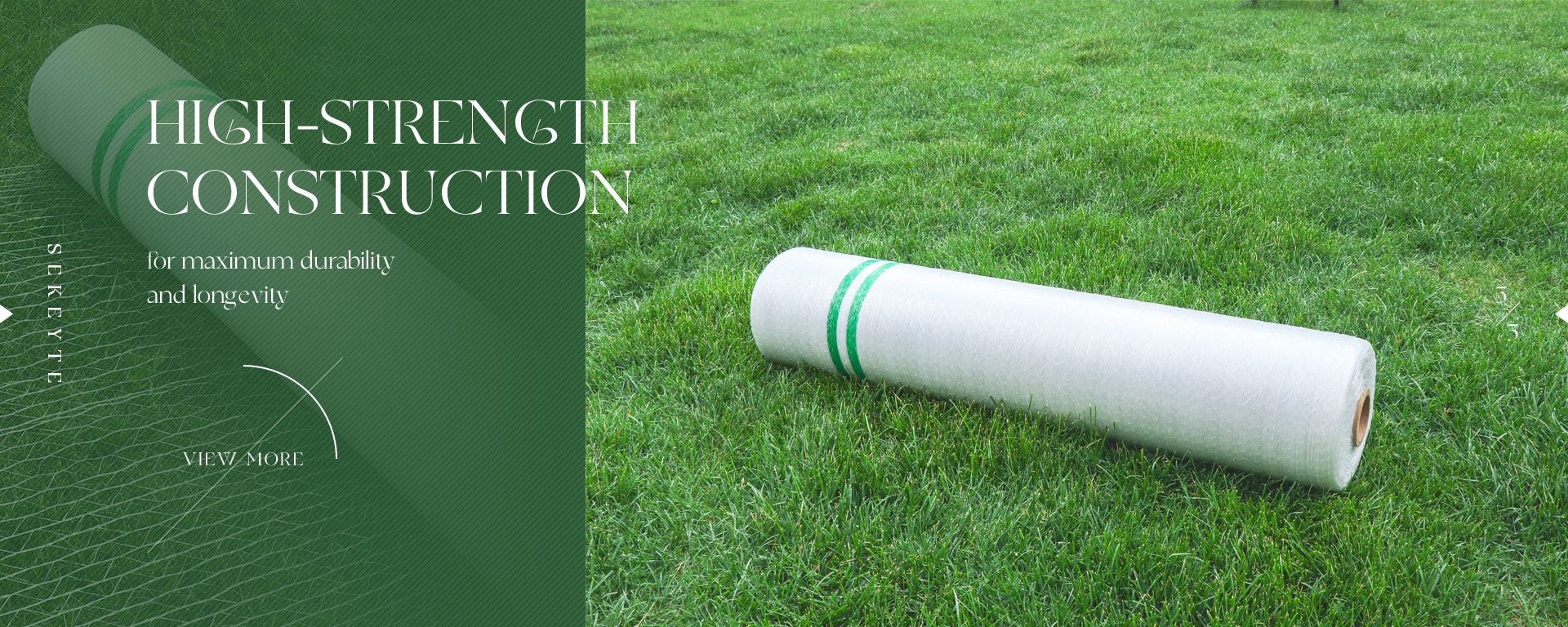 Netwrap cu baloturi rotunde mari