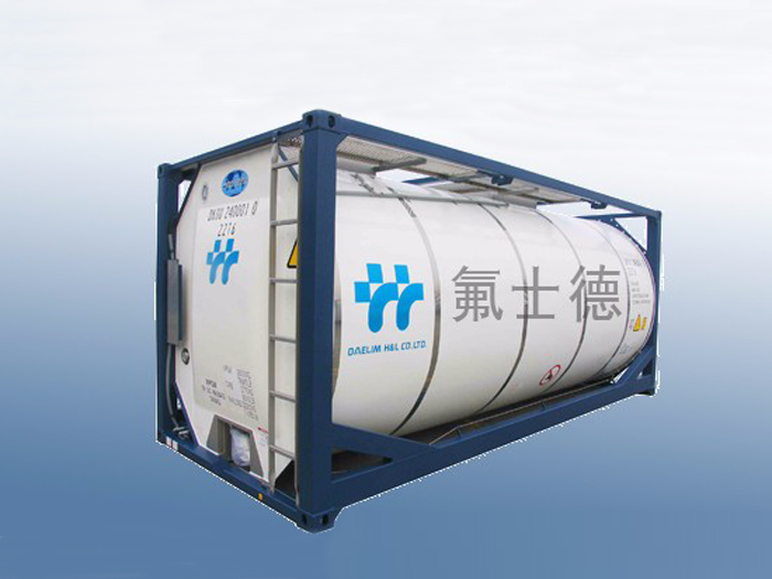 PTFE tight lining safety tank car