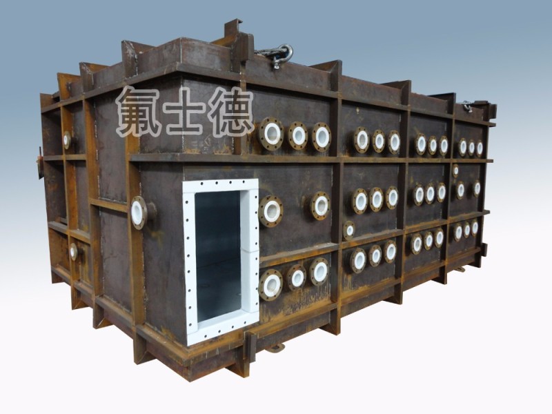 Revestimiento de acero de PTFE con ranura cuadrada