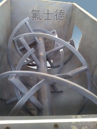 Revestimiento de acero de PTFE con ranura cuadrada