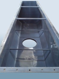 Revestimiento de acero de PTFE con ranura cuadrada