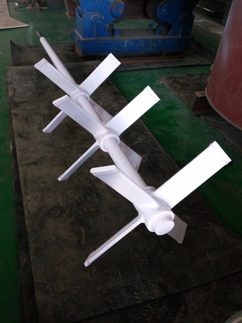 PTFE steel lining stirrer