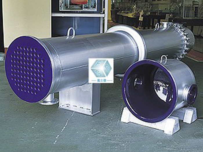 Warmtewisselaar met PTFE-buismantel