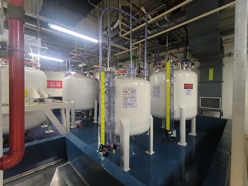 Peralatan ultra-murni kelas elektronik lapisan ketat