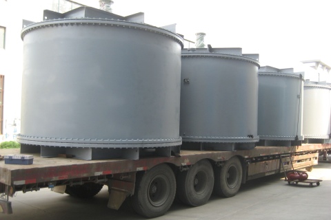 How to place steel lined PTFE storage tanks