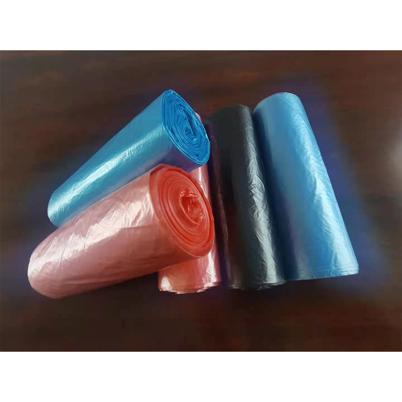 Multi Color Plastic Trash Bag On Roll