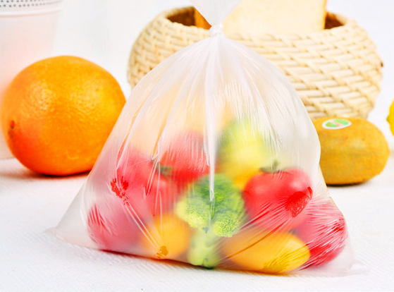 Flat Food Storage Bag On Roll With Paper Core