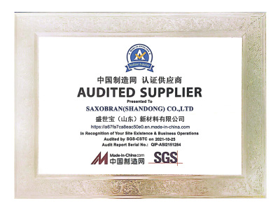 Saxobran SGS-Certified Company