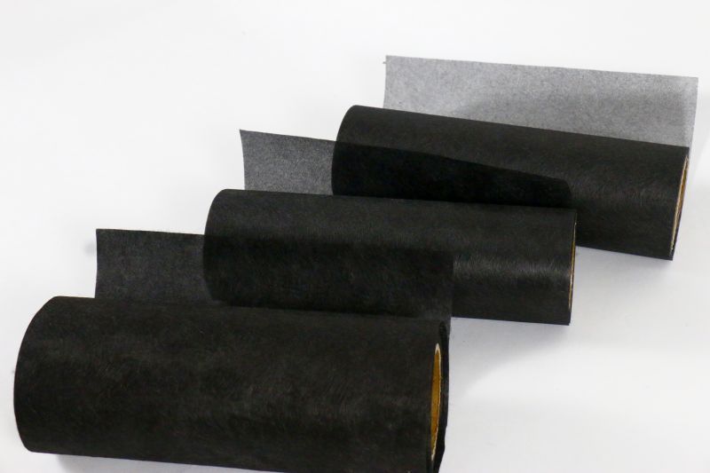 High temperature resistant carbon fiber veil for whole-house heating