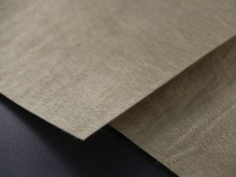 High strength basalt fiber veil for wind power