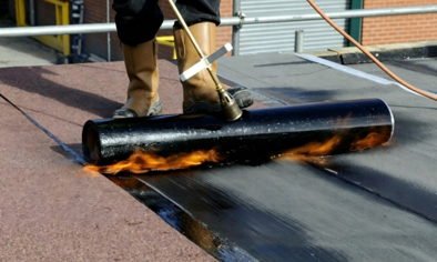 Wet-process fiberglass roofing mat