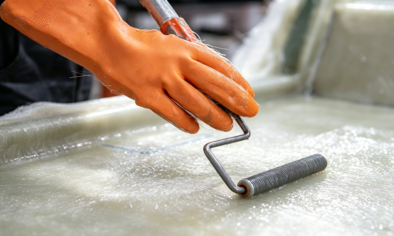 Fiberglass mat