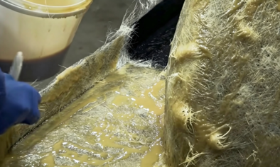 Fiberglass mat