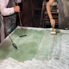 Fiberglass mat