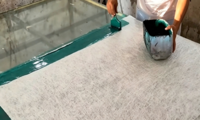 Fiberglass mat