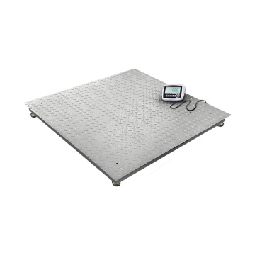 1000 Lb Carbon Steel / Stainless Steel Floor Scale