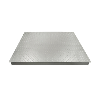 1000 Lb Carbon Steel / Stainless Steel Floor Scale